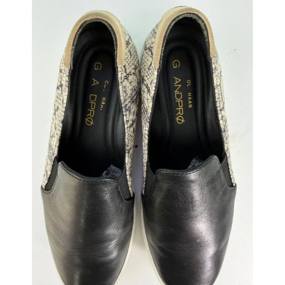 Cole Haan Grand Pro Women's Slip On Loafers Shoes Size 10 B Snake Print W15434